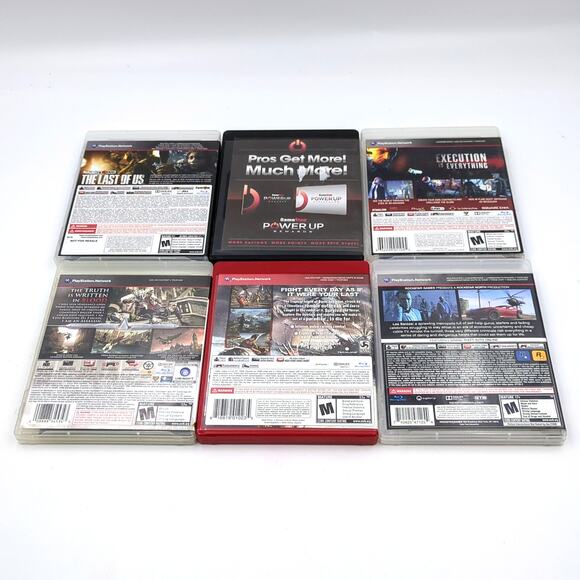6 PS3 Game Lot Last of Us Call of Duty Hitman Assassins Creed Grand Theft Auto V - Picture 2 of 8